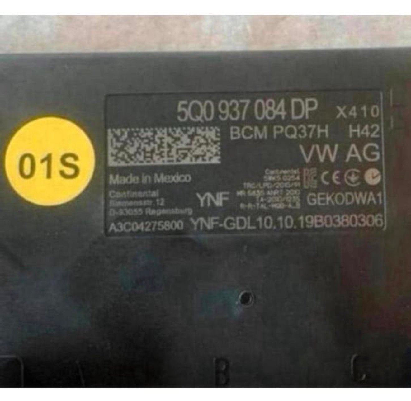 OEM Volkswagen Golf Body Control Module 5Q0-937-084-DP VW, Ophalen of Verzenden, Zo goed als nieuw, H, H