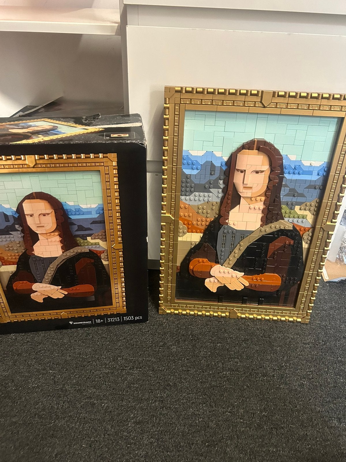 Mona lisa lego, Ophalen