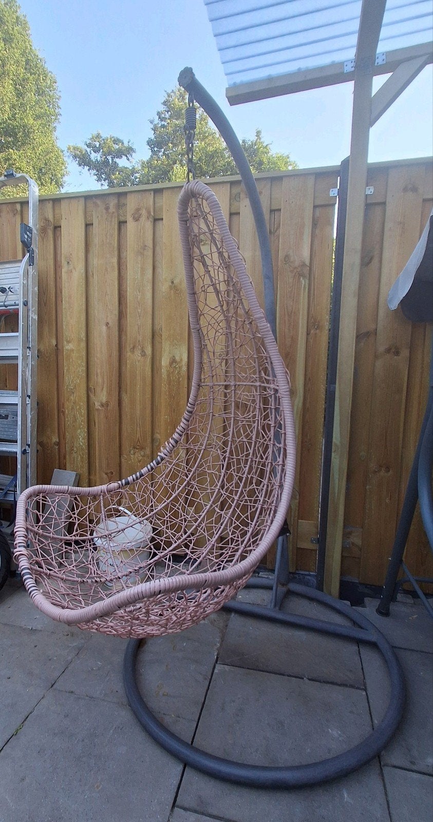 Roze hangstoel, Tuin en Terras, Hangmatten, Ophalen of Verzenden