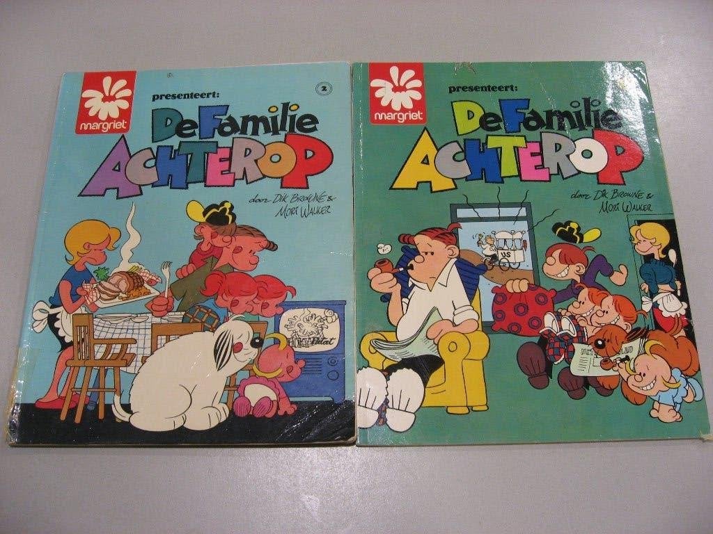 De Familie Achterop. Margriet. Nr 2 en Nr 3, Boeken, Stripboeken, Eén stripboek, Ophalen of Verzenden, Gelezen