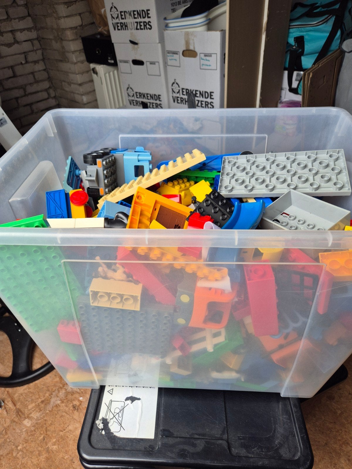 Grote partij LEGO en Duplo, diverse sets en losse stenen, Ophalen, Gebruikt, Duplo, Complete set