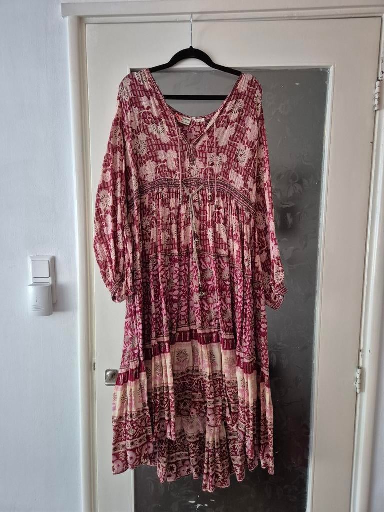 Phool jurk maat M/L prachtig vintage, Ophalen of Verzenden, Zo goed als nieuw, Jurk