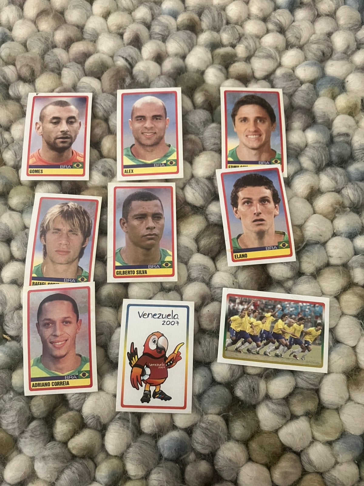 Brazilië copa 2007 panini like, Ophalen of Verzenden, Zo goed als nieuw, Buitenlandse clubs, Poster, Plaatje of Sticker