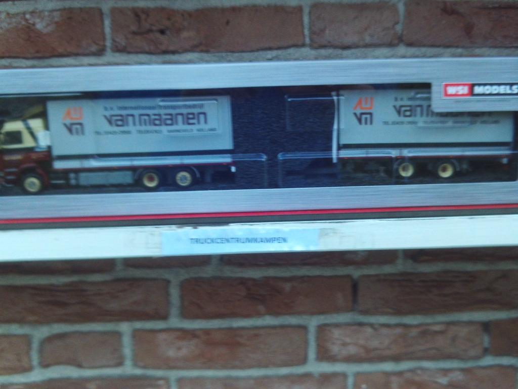 WSI  Scania  3  6 x 2  van  van  Maanen - Barneveld., Hobby en Vrije tijd, Modelauto's | 1:50, Ophalen of Verzenden, Nieuw, Bus of Vrachtwagen