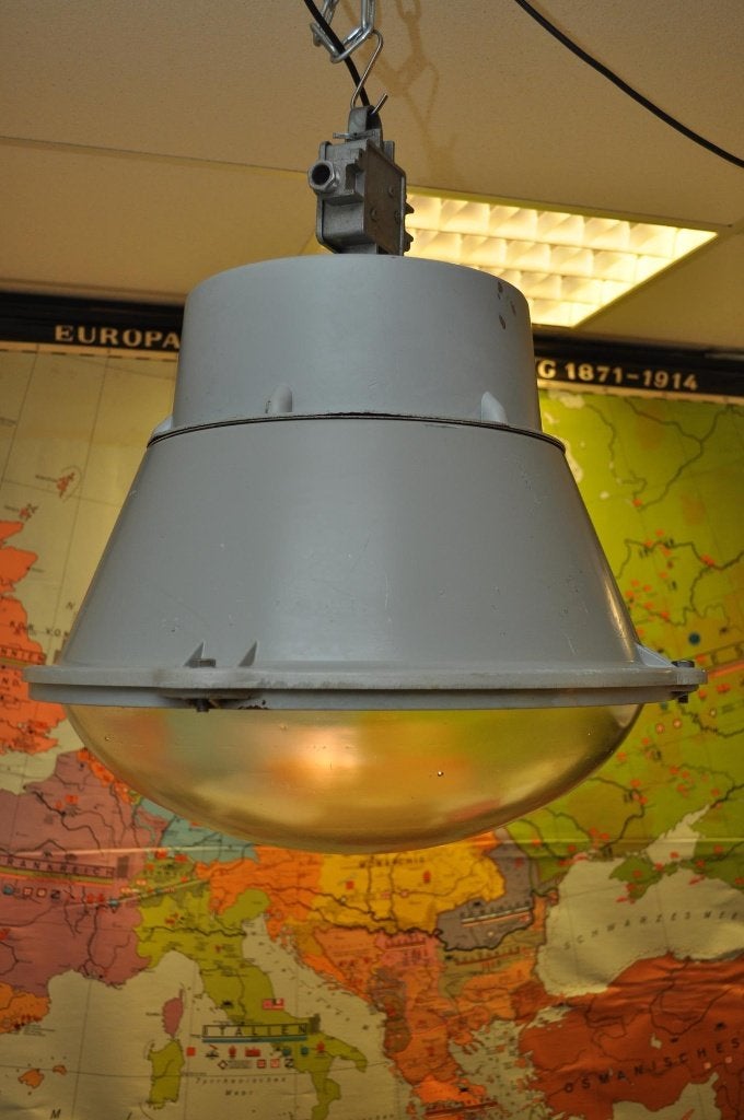 XL!!! industriële fabriekslampen bol glas partij lampen lamp, Ophalen of Verzenden, Gebruikt, Glas