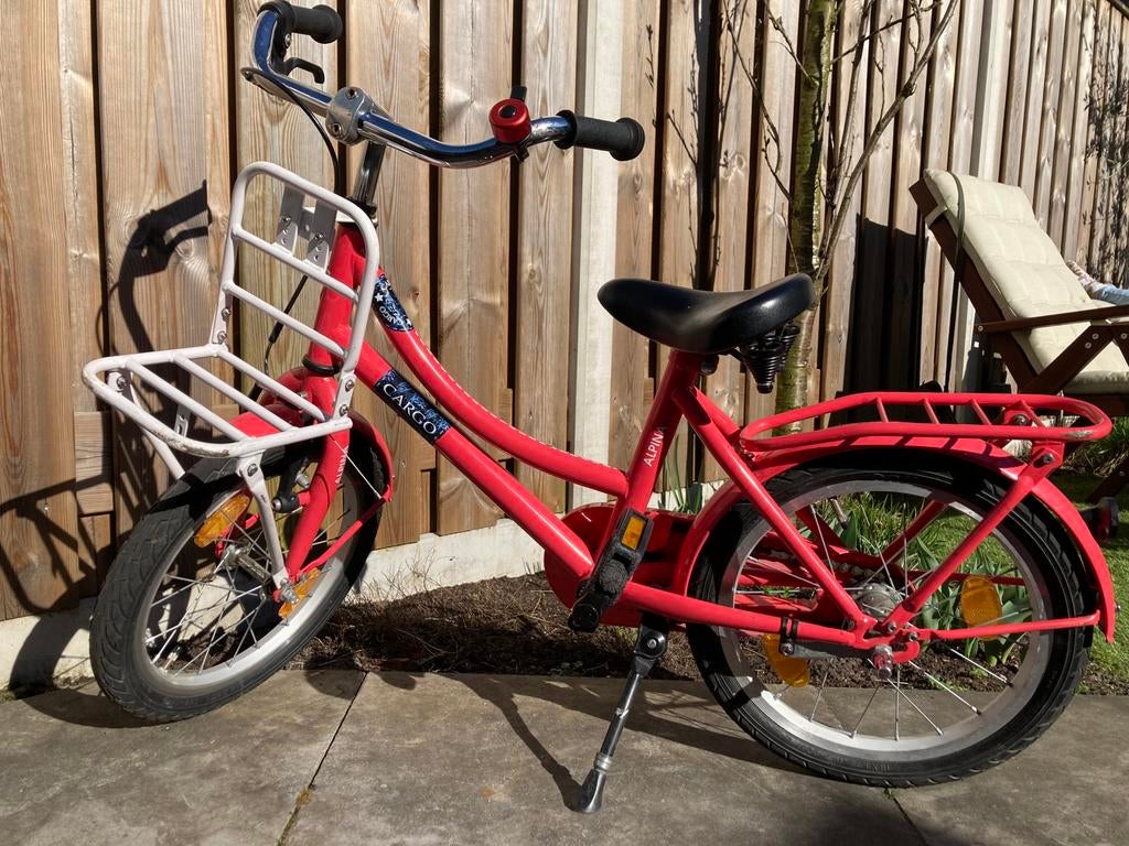 Alpina Cargo roze meisjesfiets 16”, Ophalen, Zo goed als nieuw, 16 inch