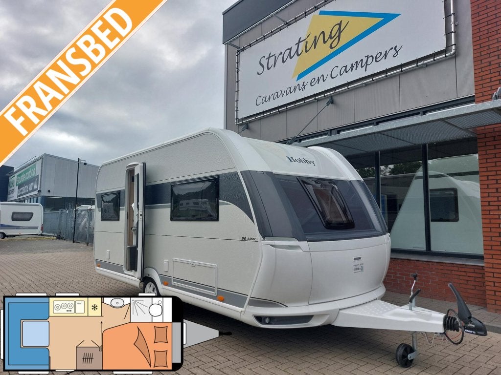 Hobby De Luxe 460 UFE NIEUW BINNEN MODEL 2026!!, Schokbreker, Rondzit, Hobby, Bedrijf