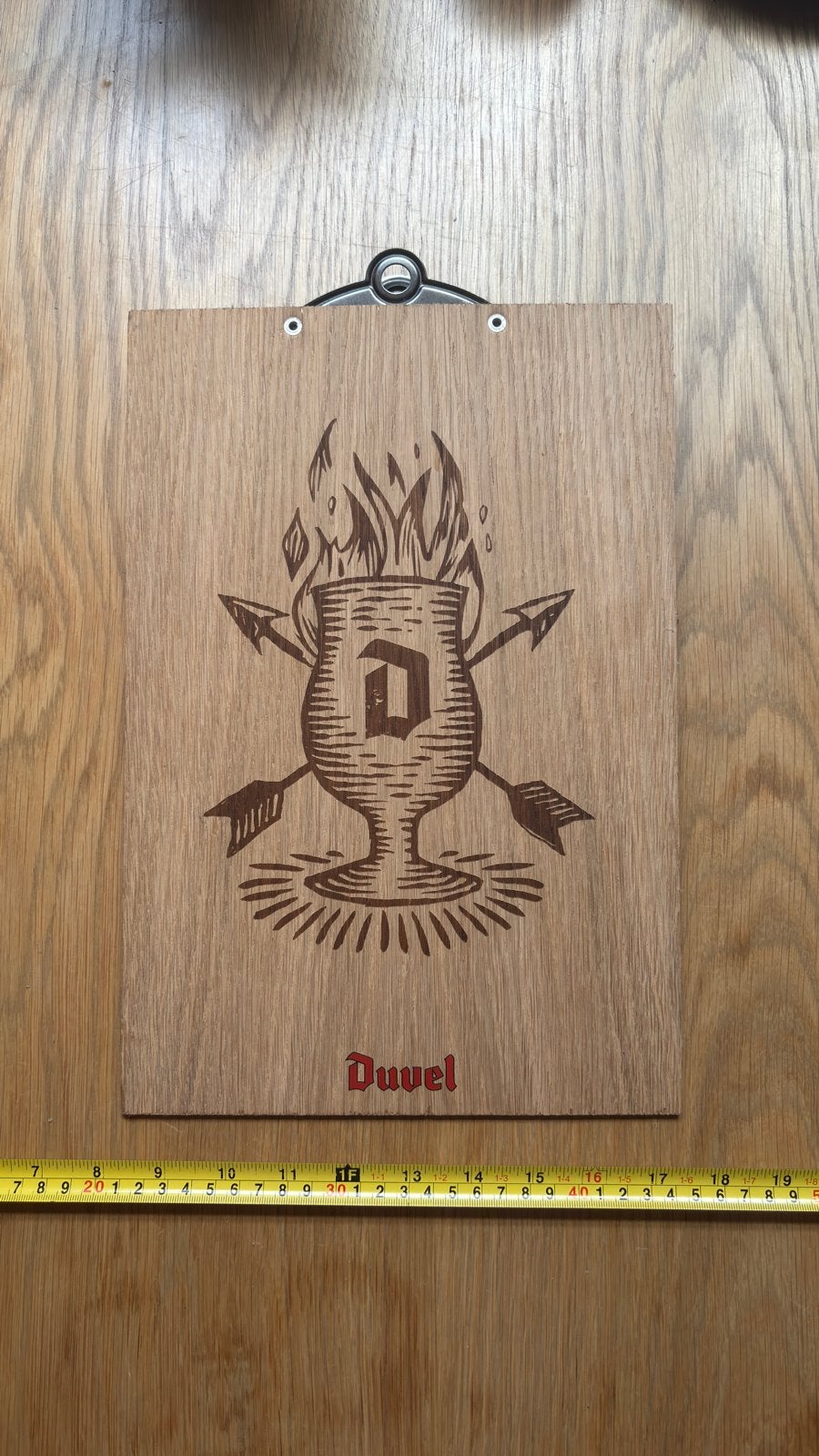 Duvel Clipboard - Perfecte staat, ook als decoratie, Ophalen of Verzenden, Zo goed als nieuw