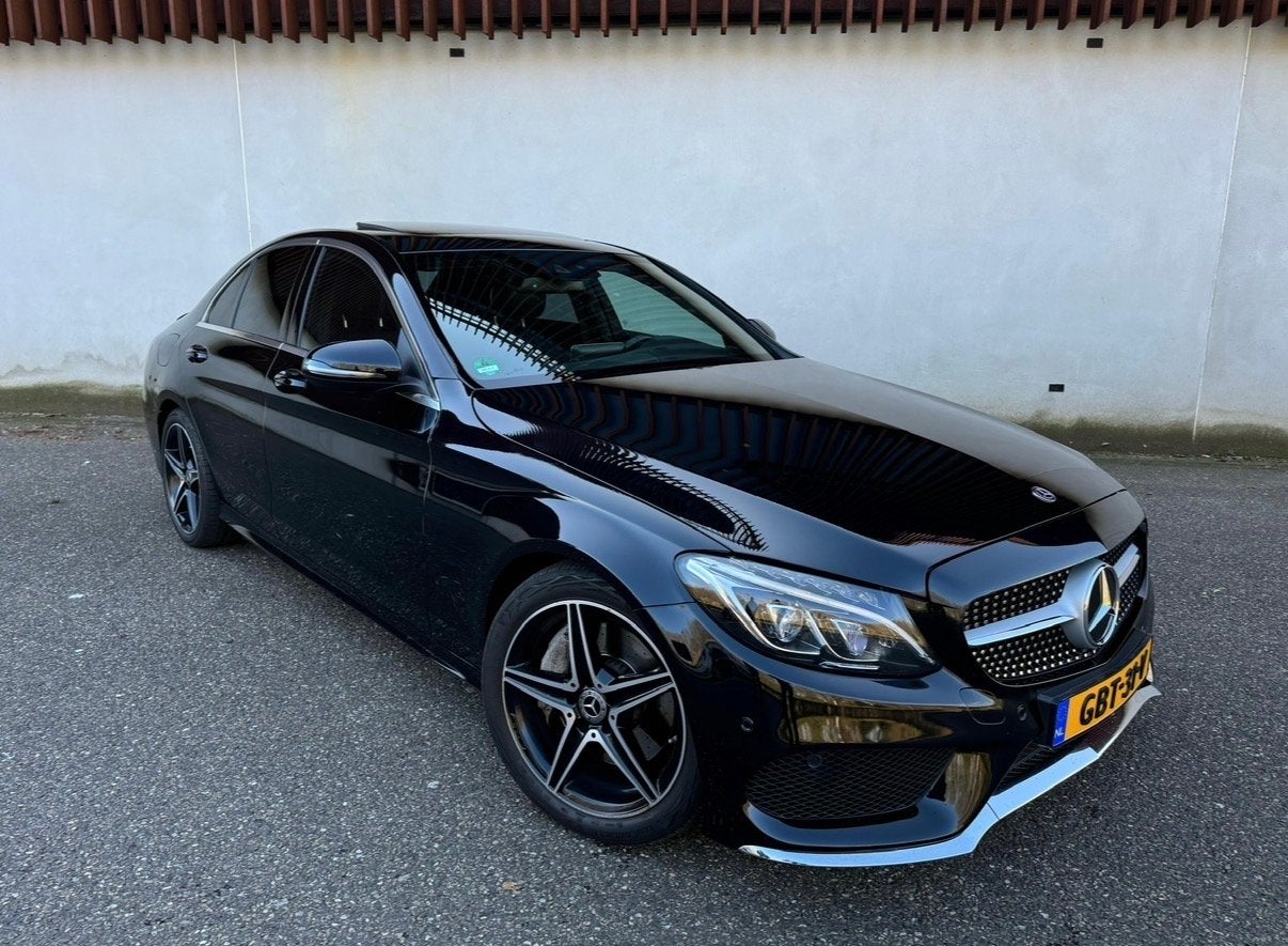 Mercedes-Benz C 250 AMG-pakket | 9G-Tronic | Burmester |, Automaat, 1800 kg, 4 cilinders, Zwart