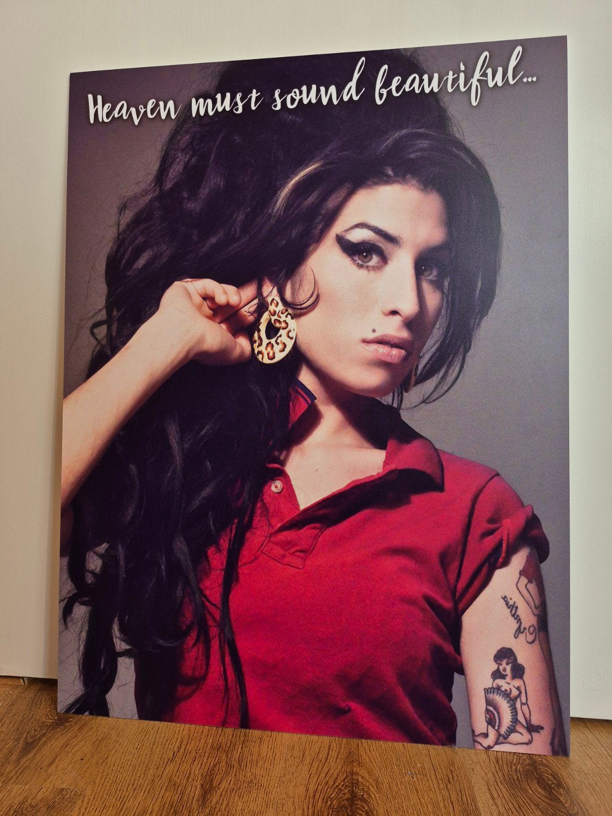 Wandbord van Amy Winehouse zeldzaam uniek, Ophalen of Verzenden