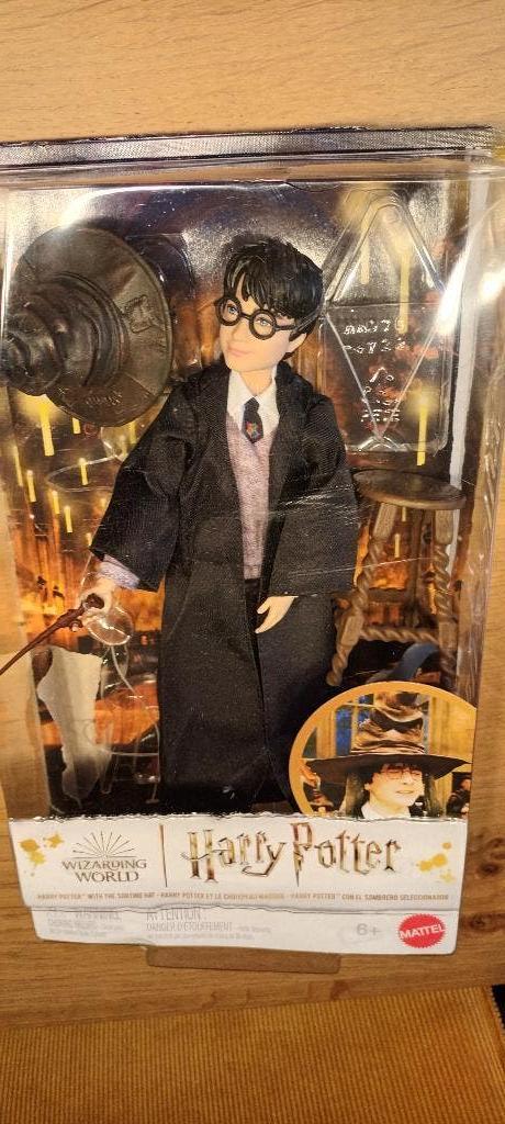 HARRY POTTER met de Sorteerhoed! Pop van Mattel., Ophalen of Verzenden, Zo goed als nieuw, Actiefiguurtje