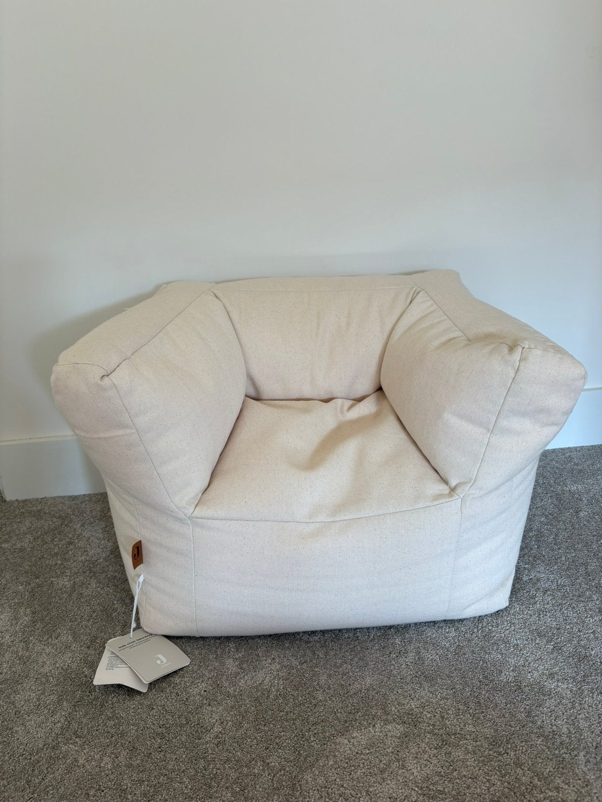 Jollein beanbag chair kind beige NIEUW, Ophalen, Nieuw