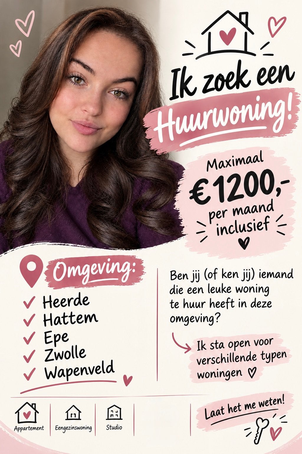 Woning gezocht!!