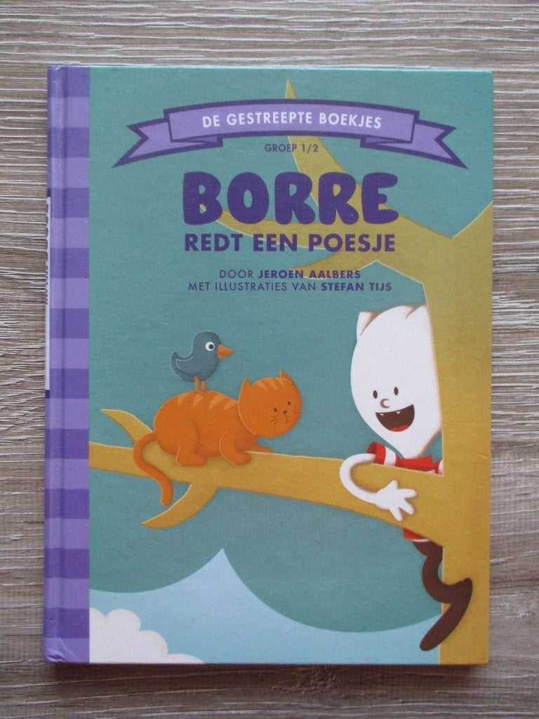 Borre redt een poesje - Jeroen Aalbers, Ophalen of Verzenden, Gelezen, Fictie algemeen