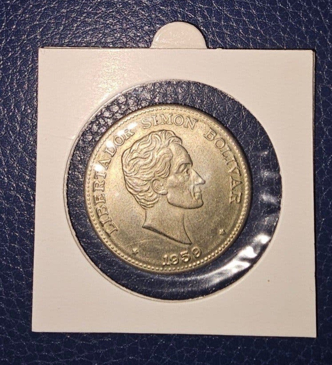 Colombia 50 Centavos 1959 Simón Bolívar munt, Postzegels en Munten, Verzenden, Zuid-Amerika, Losse munt