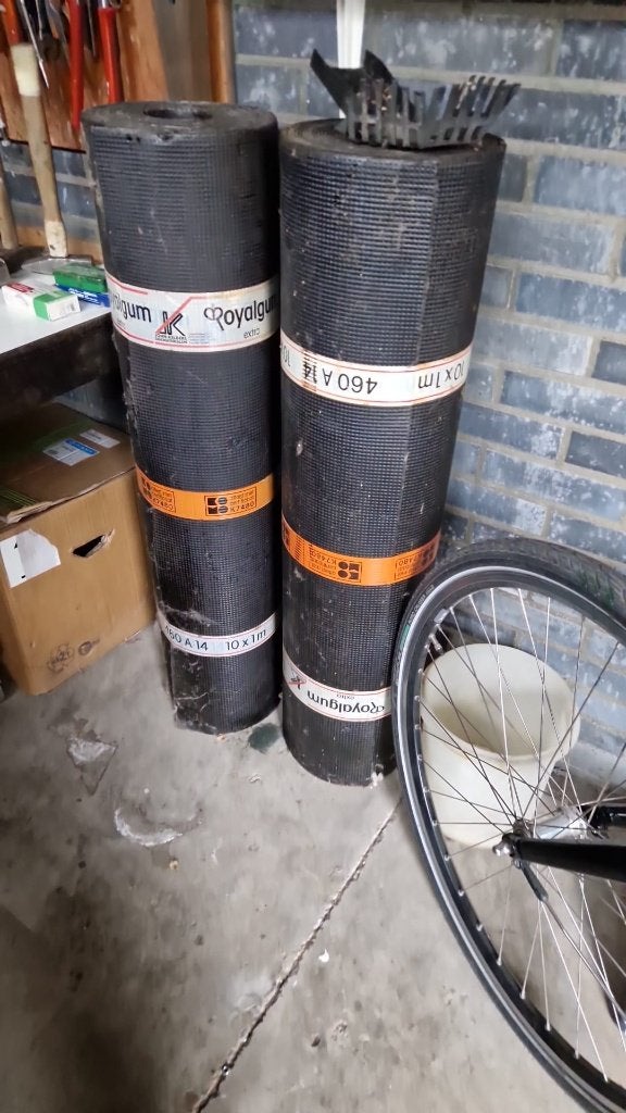 Dakbedeking, Ophalen, Overige materialen, Zwart, Zo goed als nieuw