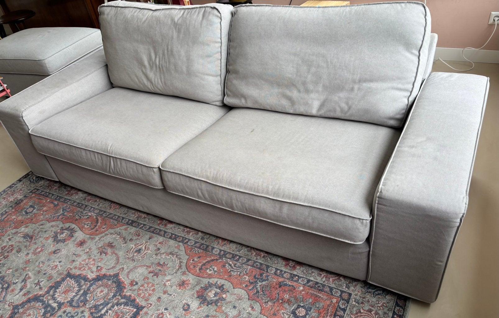 Ikea driezitsbank KIVIK, Ophalen, Gebruikt, Driepersoons, 75 tot 100 cm
