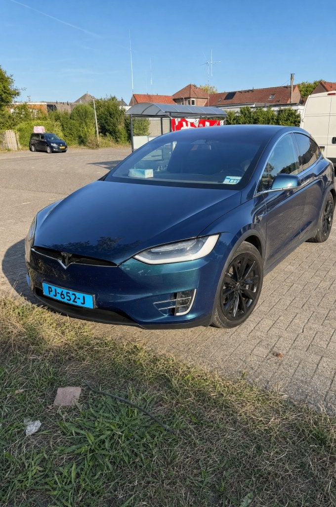 Tesla Model X 2017 Grijs Inclussief Boordcomputer, Auto's, Tesla, Automaat, Model X, Airconditioning, Origineel Nederlands
