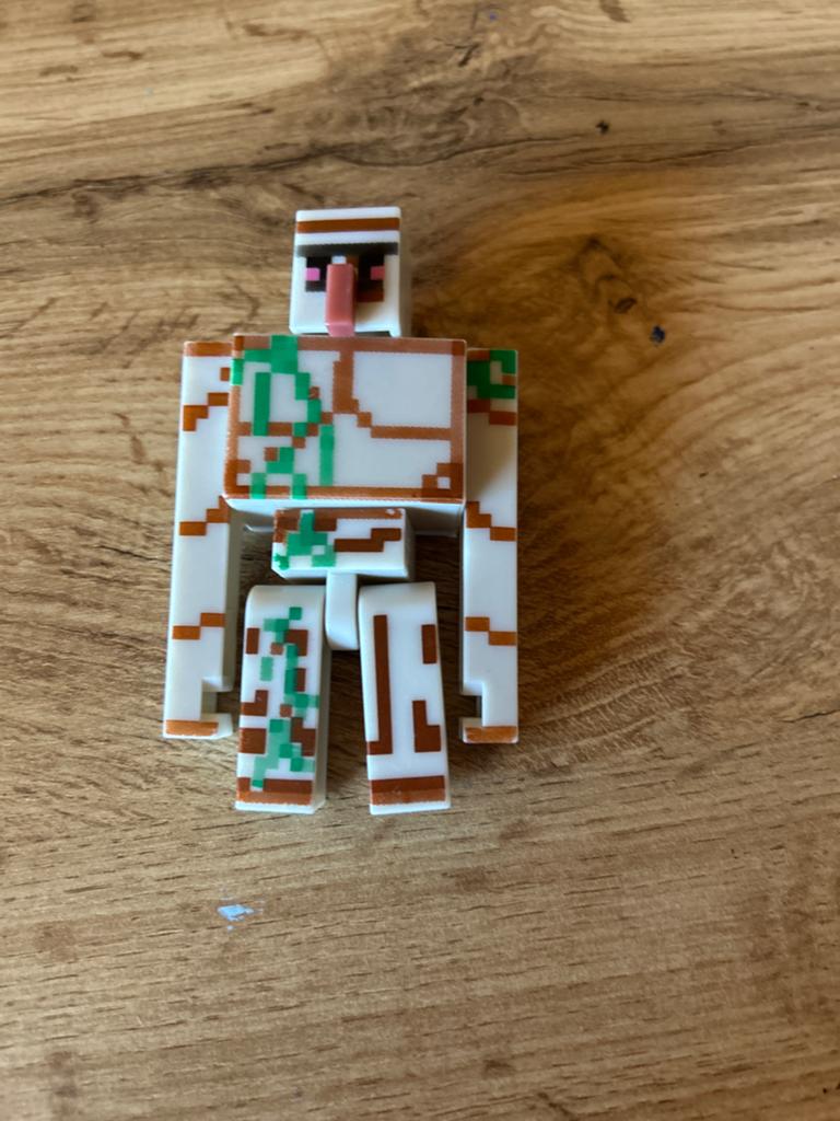 Minecraft Iron Golem Poppetje - Actiefiguur, Ophalen, Gebruikt