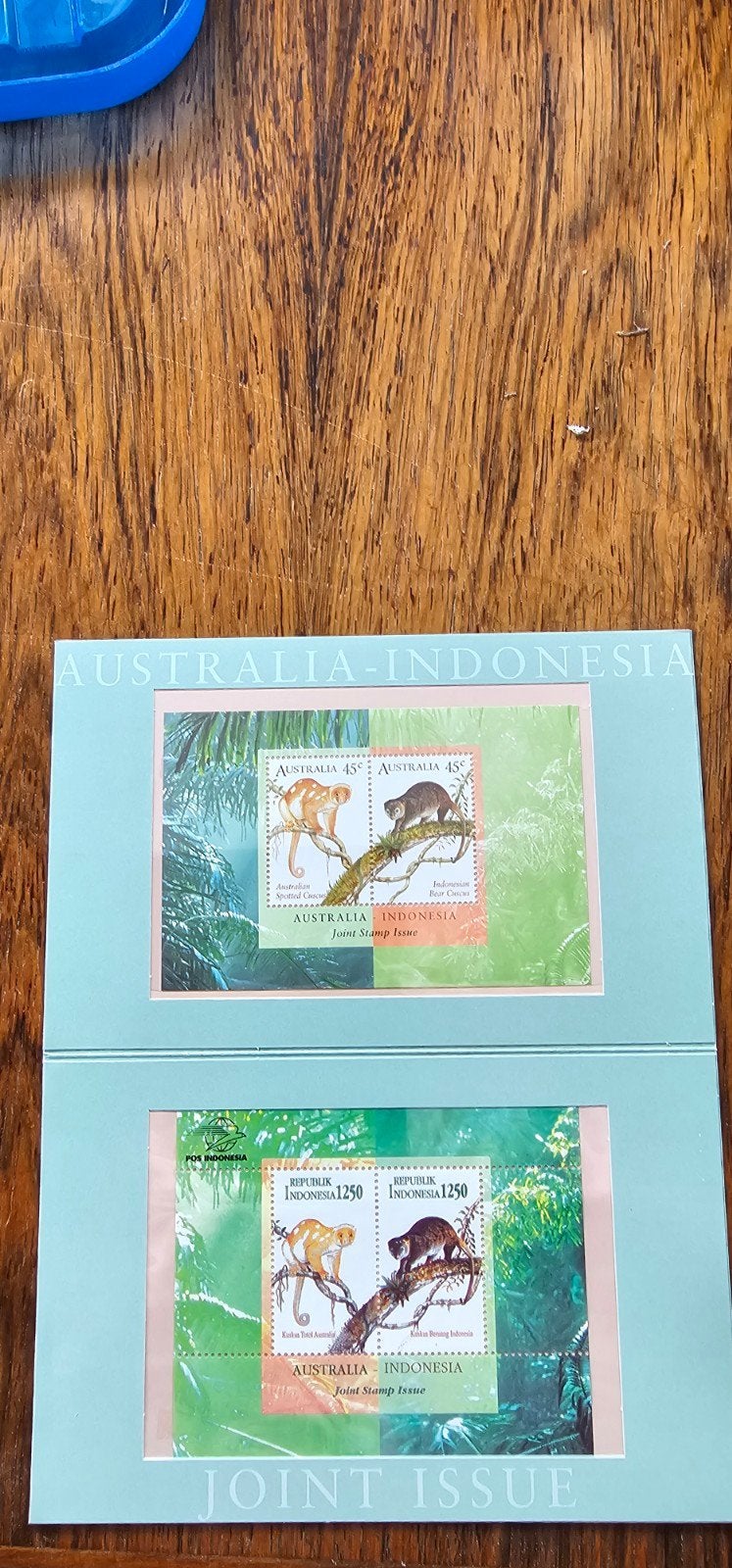2 Postzegelvel Australië/Indonesië Joint Stamp Issue, Verzenden, Postfris