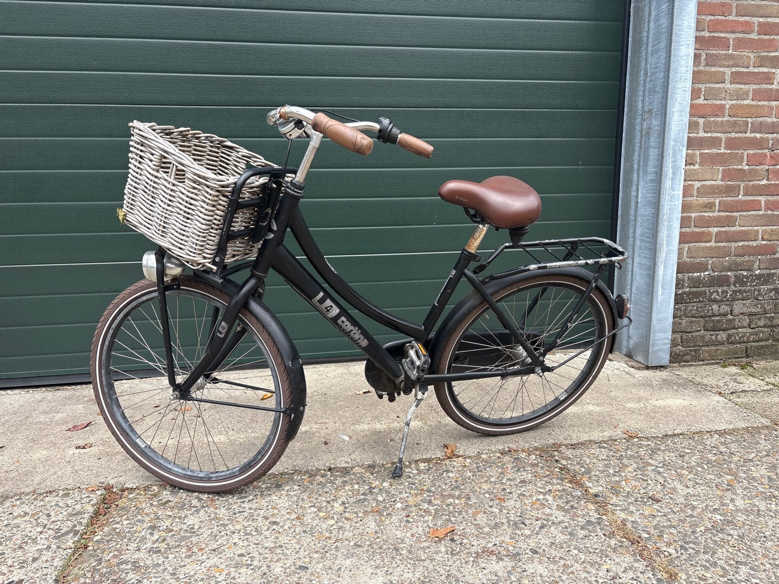 Cortina L4 fiets 24 inch met mand en versnellingen, Ophalen, Terugtraprem, Versnellingen, Gebruikt