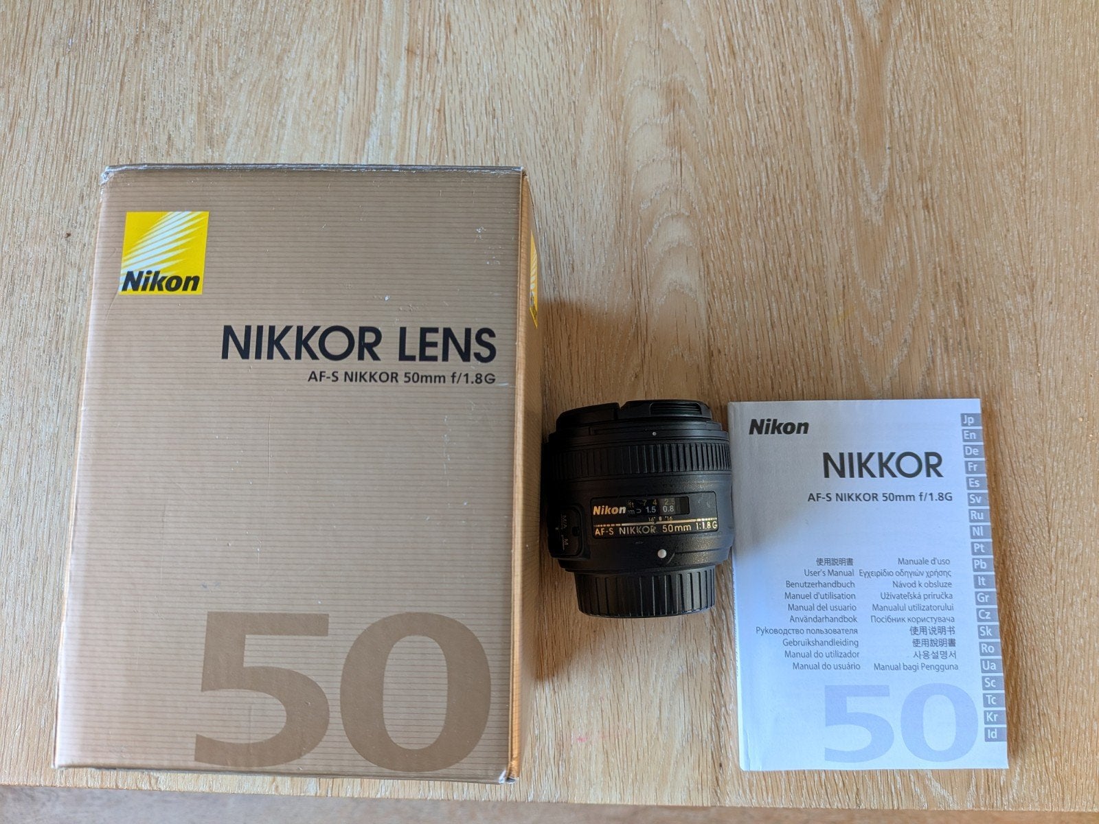 Nikon AF-S NIKKOR 50mm f/1.8G objectief, Ophalen, Autofocus, Nikon, Zo goed als nieuw