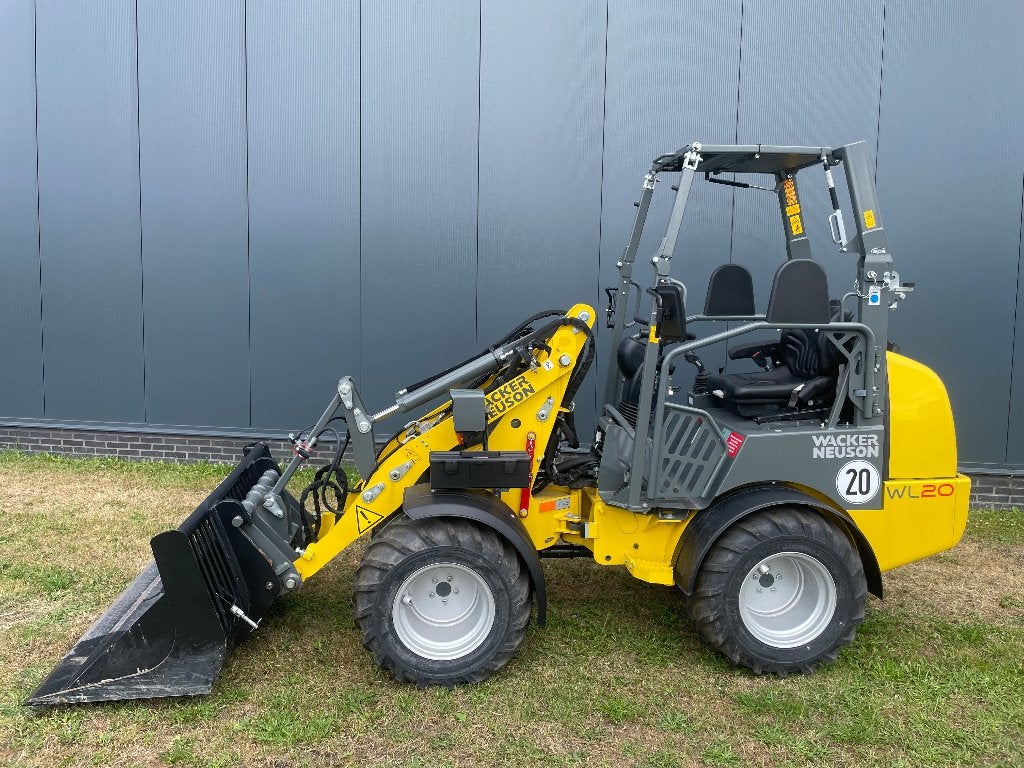 Wacker Neuson WL20. Shovel + Hulco machinetransporter, Zakelijke goederen, Machines en Bouw | Kranen en Graafmachines, Ophalen of Verzenden
