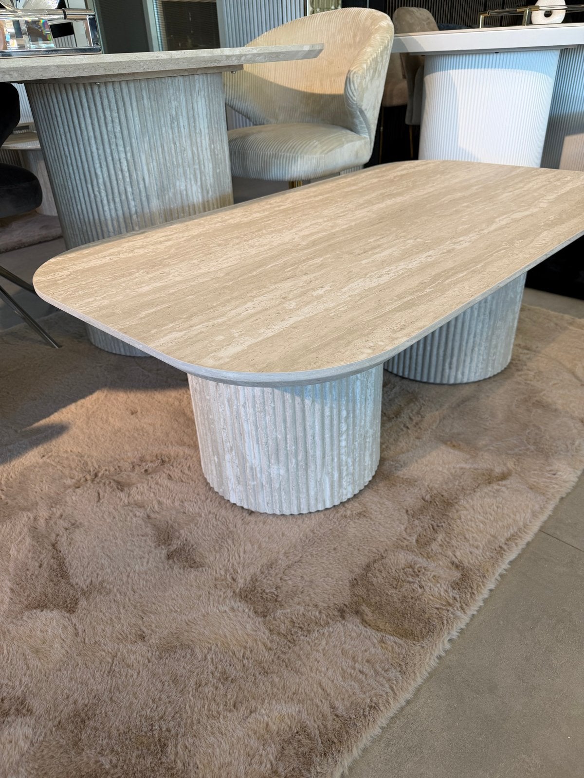 TRAVERTIN SET NIEUW, Huis en Inrichting, Ophalen, Overige materialen, Nieuw, 50 tot 100 cm