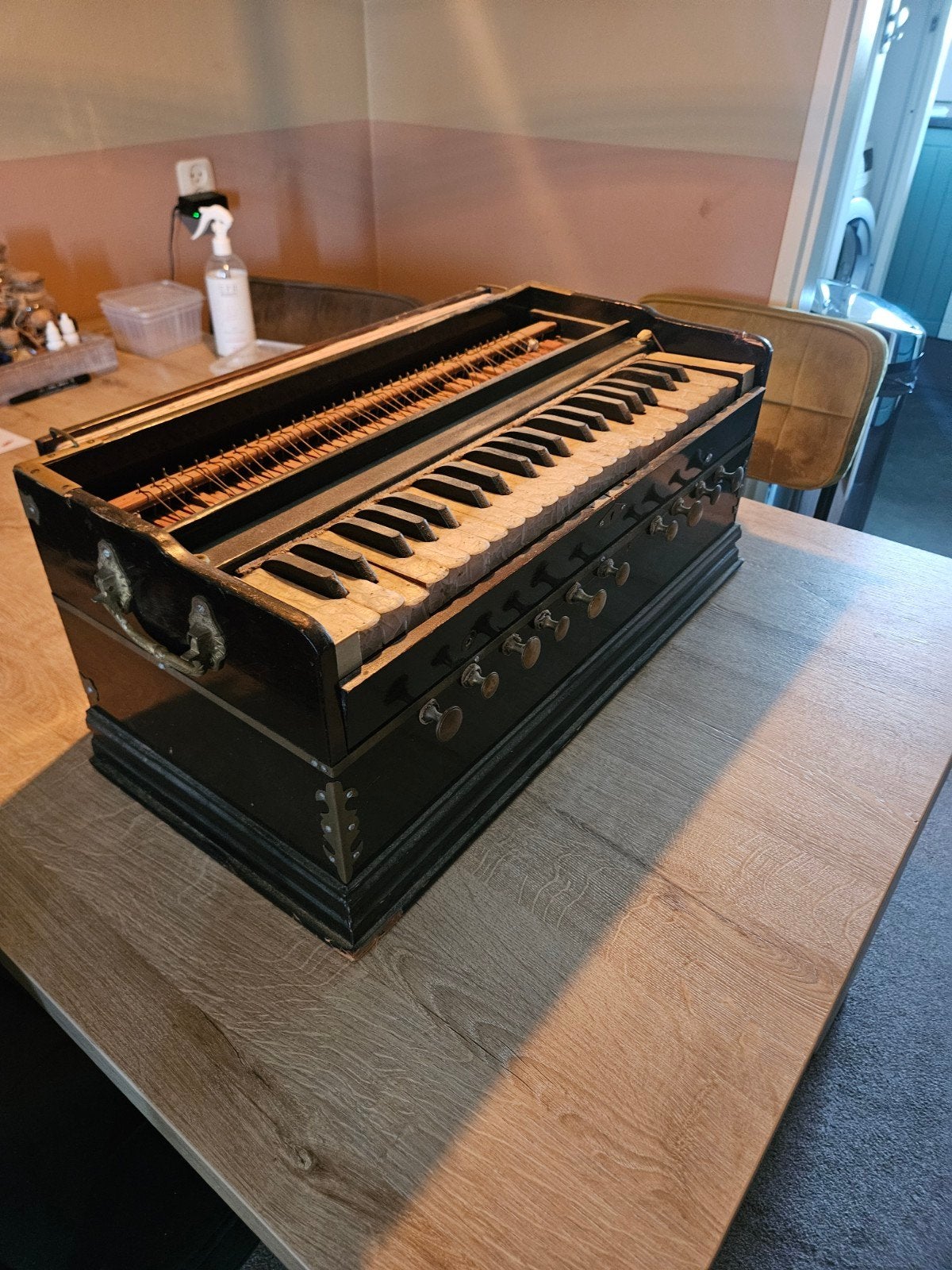 Harmonium - Schuurvondst voor restauratie, Ophalen, Gebruikt, 1 klavier, Harmonium