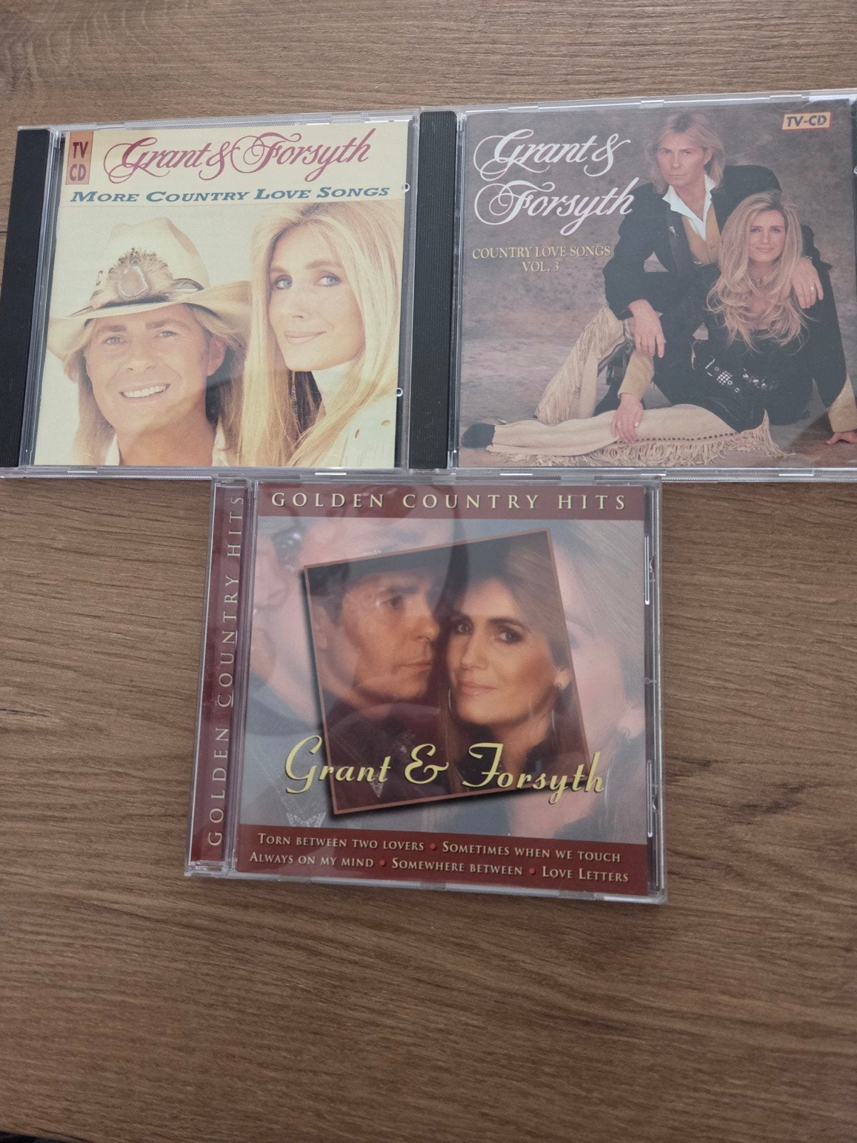 Grant & Forsyth CD's: Country Love Songs & Golden Hits, Gebruikt, Ophalen of Verzenden, Inclusief doosje, Country