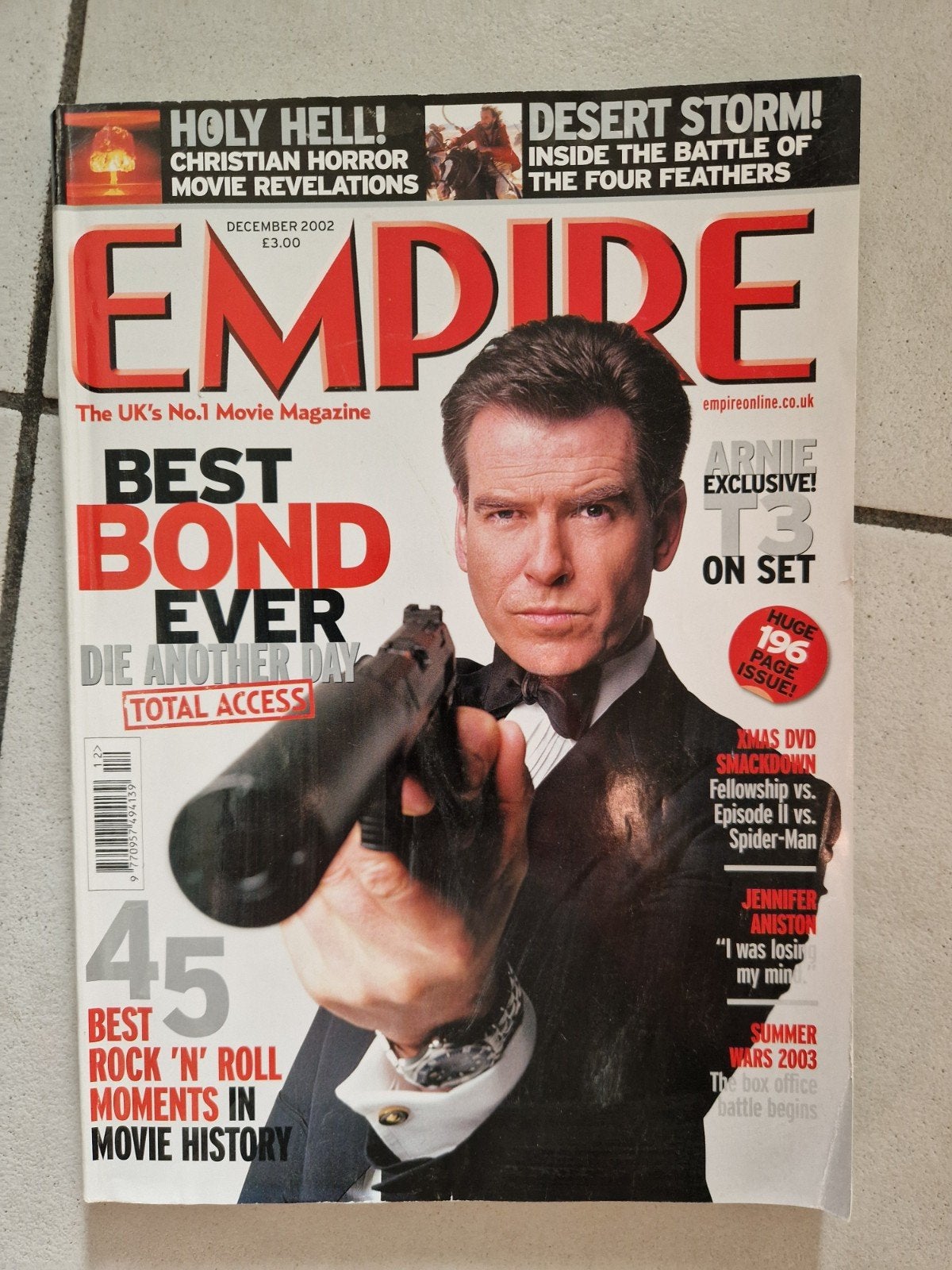 1 x 2002 empire magazine tijdschriften james bond spider-man, Ophalen of Verzenden, Zo goed als nieuw, Muziek, Film of Tv