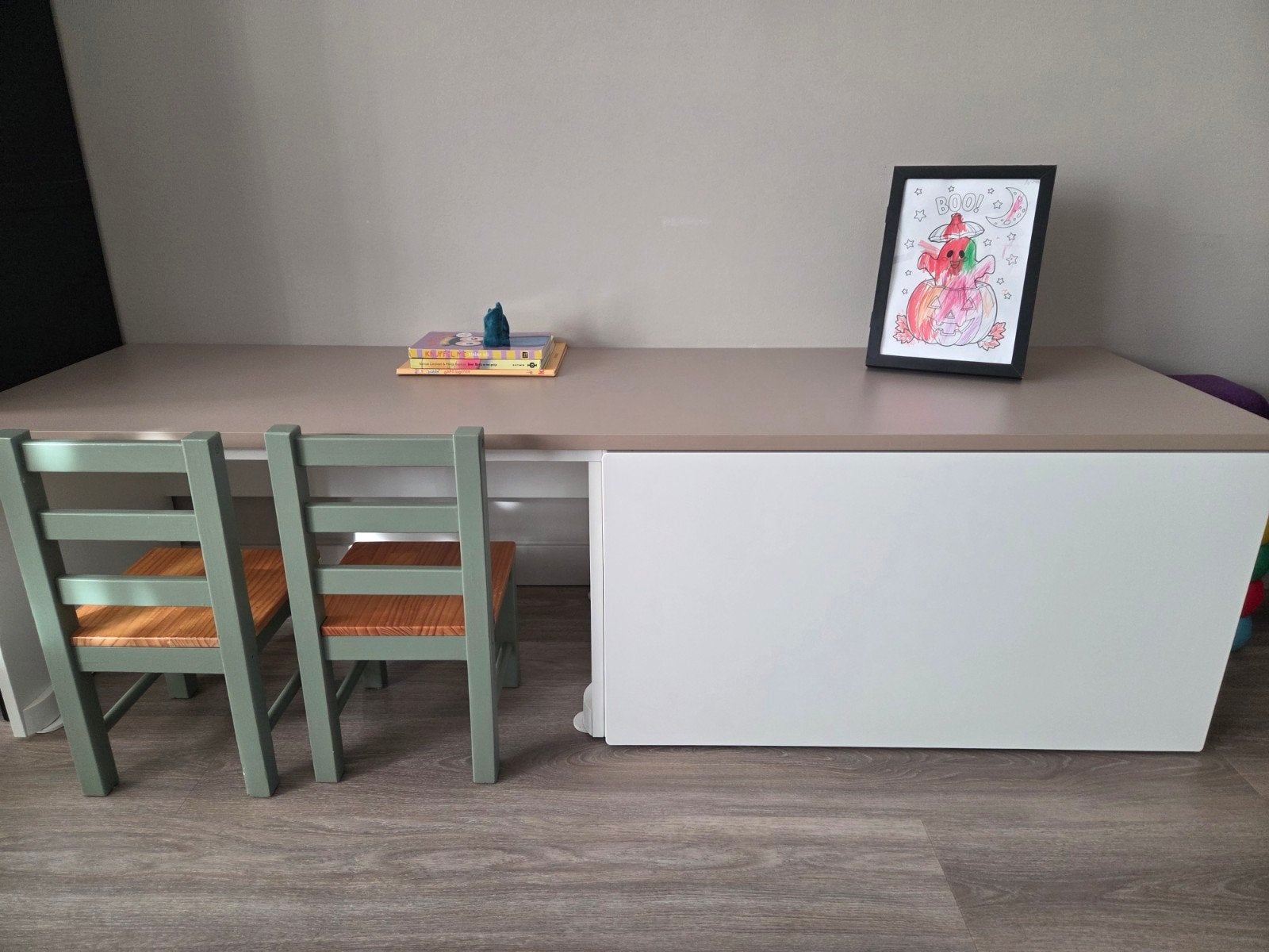 Zgan Smastad bank en speelgoedkist met houten beige plank, Ophalen, Zo goed als nieuw, Overige typen