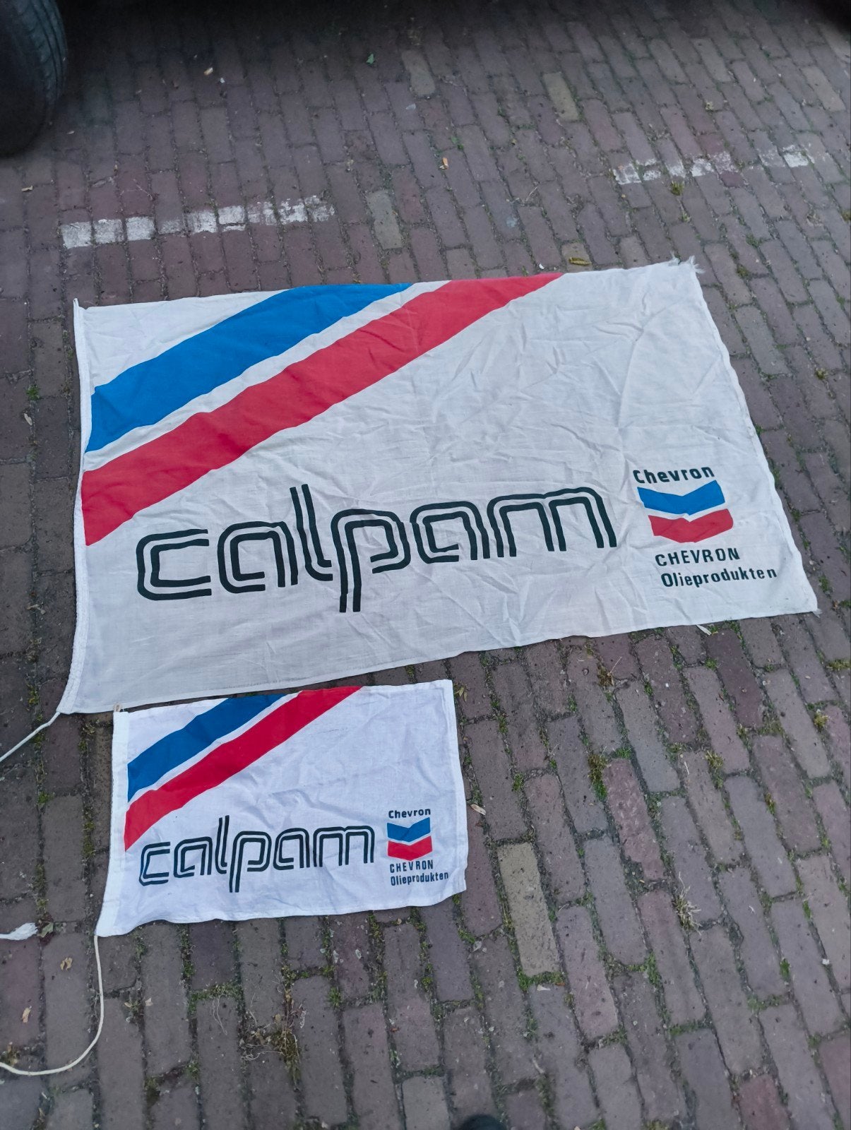 Vintage Chevron vlaggen, Ophalen of Verzenden, Gebruiksvoorwerp