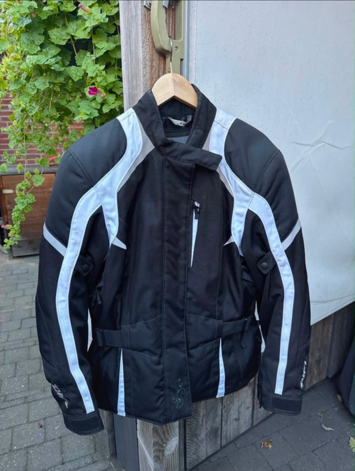 Difi Dames Motorjas Maat 46 met Gratis Damen Motorbroek Maat, Ophalen, Tweedehands, Dames, Jas | textiel