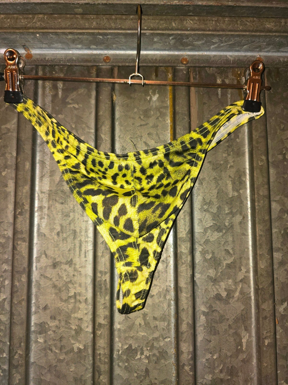 Gele luipaardprint string, Kleding | Heren, Verzenden, Geel