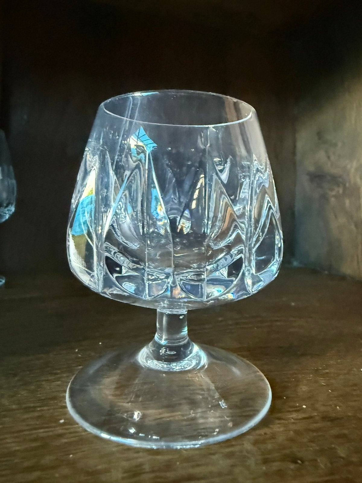 Kleine kristallen glaasjes – 2 stuks, Ophalen of Verzenden, Zo goed als nieuw, Overige typen