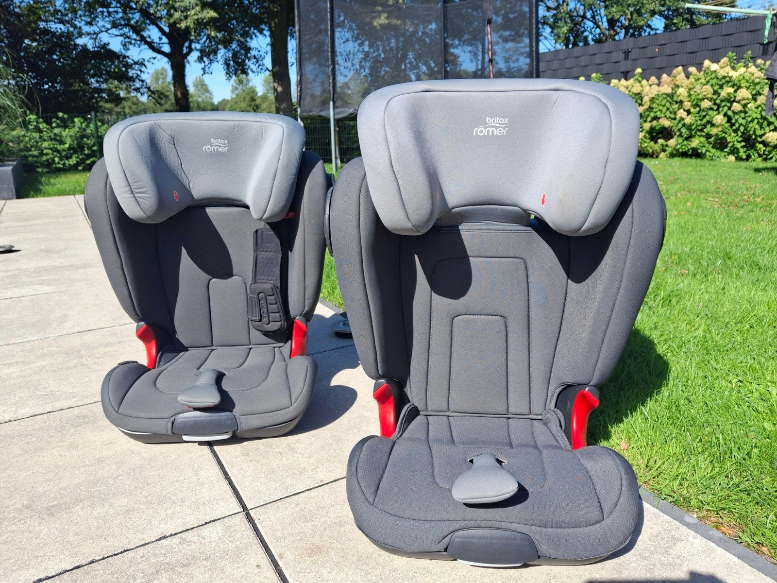 2x Britax Römer Kidfix autostoel 15-36 kg met Isofix, Ophalen, Romer, 15 t/m 36 kg, Verstelbare rugleuning