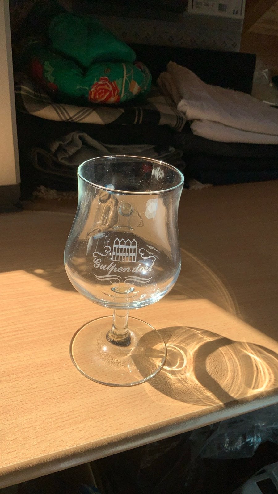 Bierglas met opdruk 'Gulpener', Ophalen of Verzenden