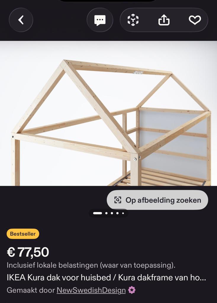 Dakframe voor kura bed!, Ophalen, Eenpersoons, Hoogslaper