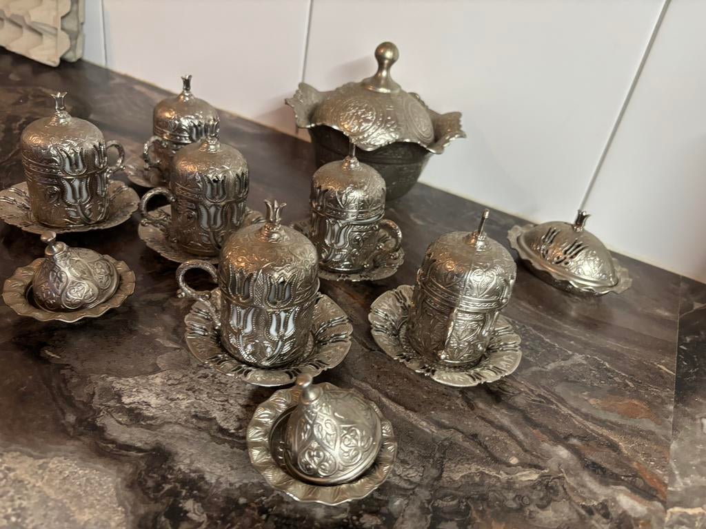 Koffie set, Ophalen of Verzenden, Overige stijlen, Kop(pen) en/of Schotel(s)