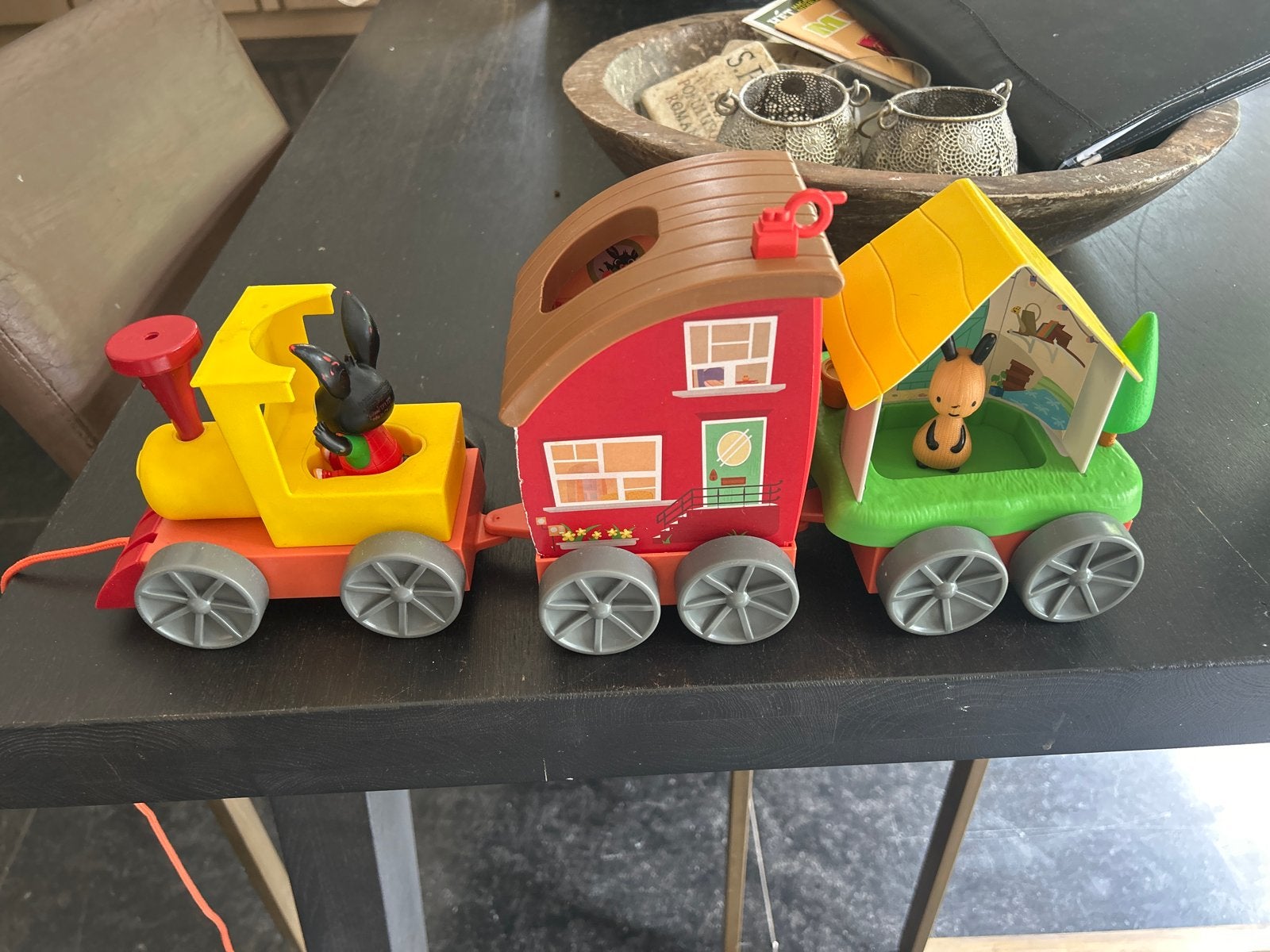 Werkend Bing Treintje met Bing en Flop Poppetjes, Ophalen of Verzenden, Gebruikt