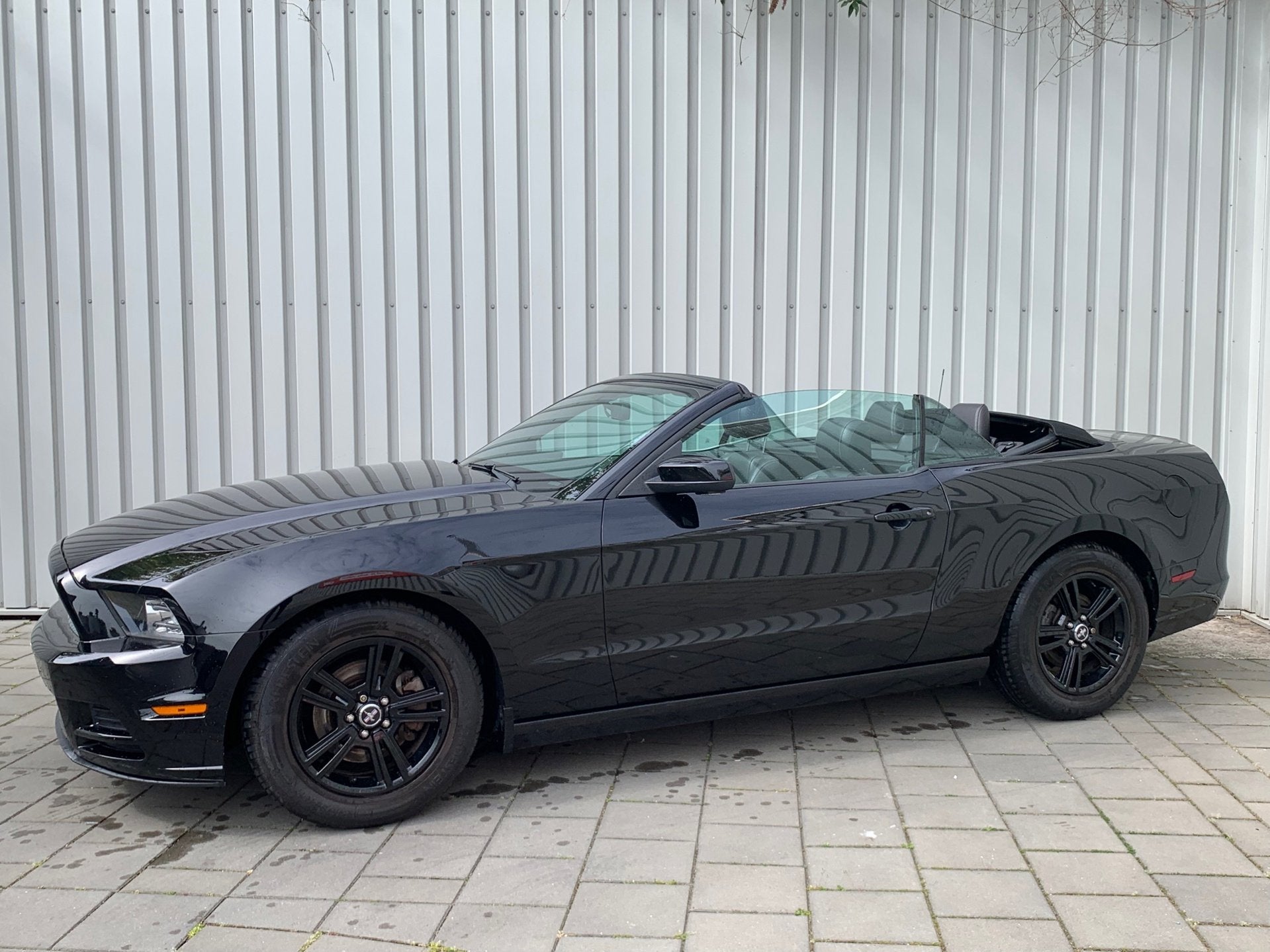 Ford USA Mustang 3.7 V6 Cabrio|Automaat|Climate Control|, Auto's, Achterwielaandrijving, Gebruikt, Zwart, Cabriolet