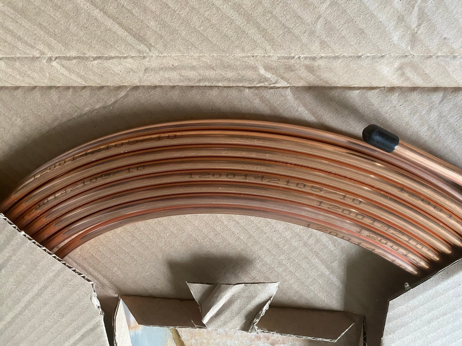 Nieuwe koperen buis in verpakking - 1/4" x 15M, Overige materialen, Minder dan 20 mm, 6 meter of meer, Nieuw