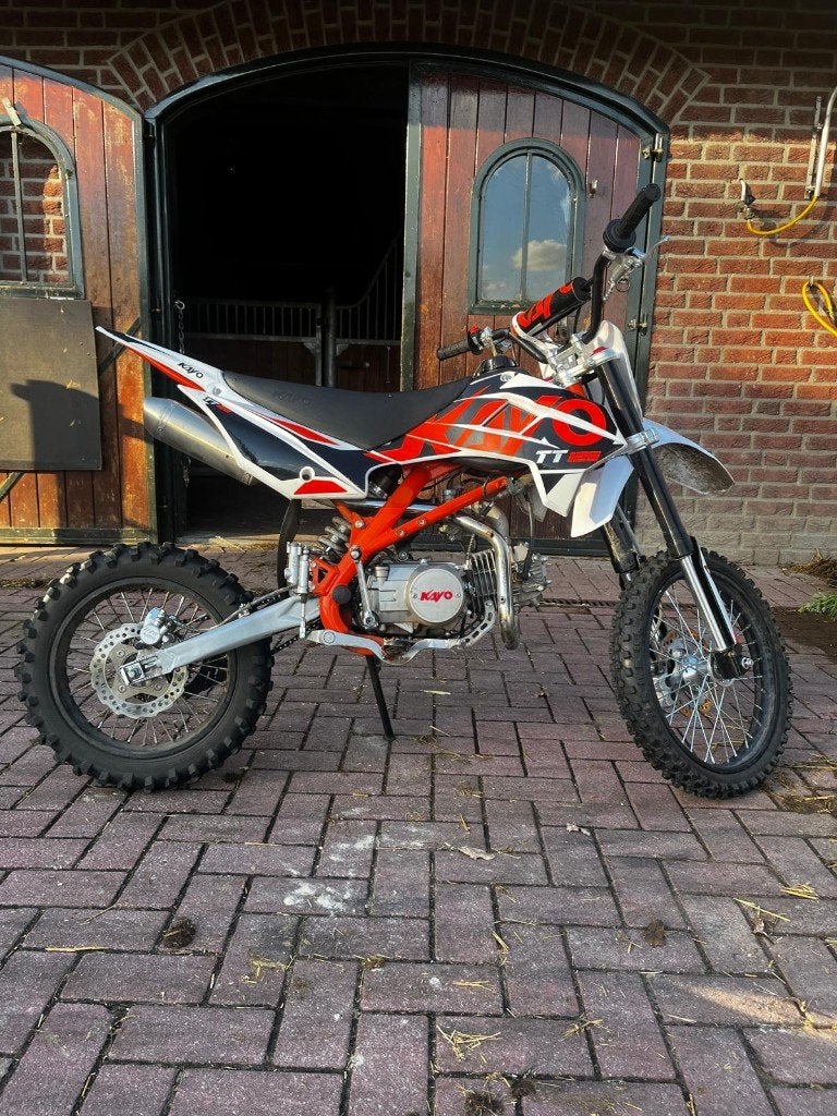 Kayo TT125 Pitbike/Crossmotor, Fietsen en Brommers, Ophalen, Kayo, 120 cc, Velgrem