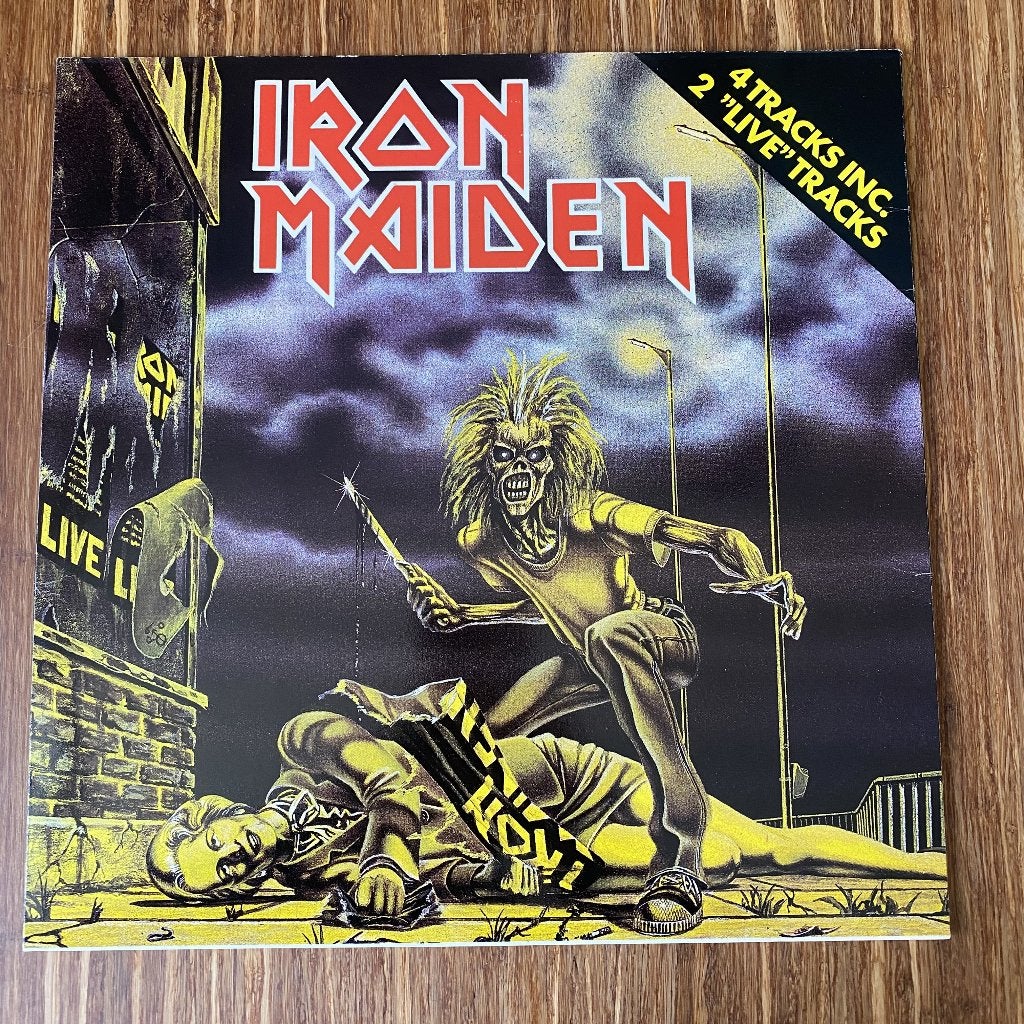 Iron Maiden - Sanctuary (12" 45 rpm vinyl 1980), Heavy metal, Zo goed als nieuw, EP, 12 inch