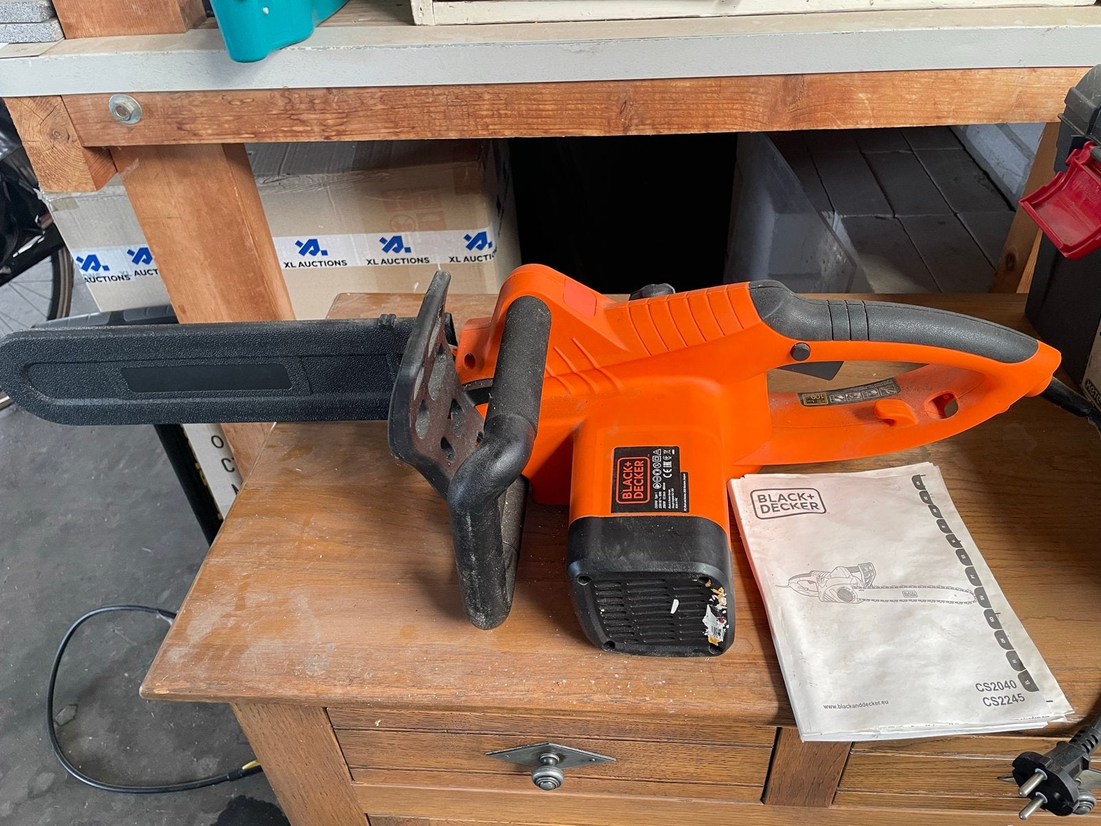 Black+Decker CS2040 elektrische kettingzaag 2000W, Ophalen, Gebruikt, 70 mm of meer, Kettingzaag