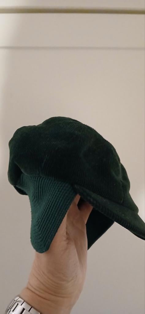 Petje opa-petje groen, kleine maat voor baby, Jongetje of Meisje, Ophalen of Verzenden, Pet, Gebruikt