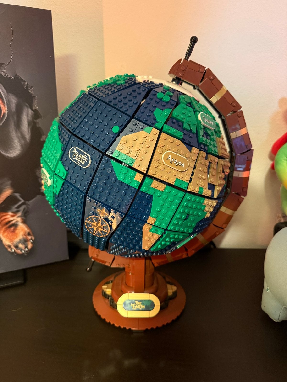Lego Ideas De Aarde Wereldbol 21332, Ophalen of Verzenden, Gebruikt, Overige merken