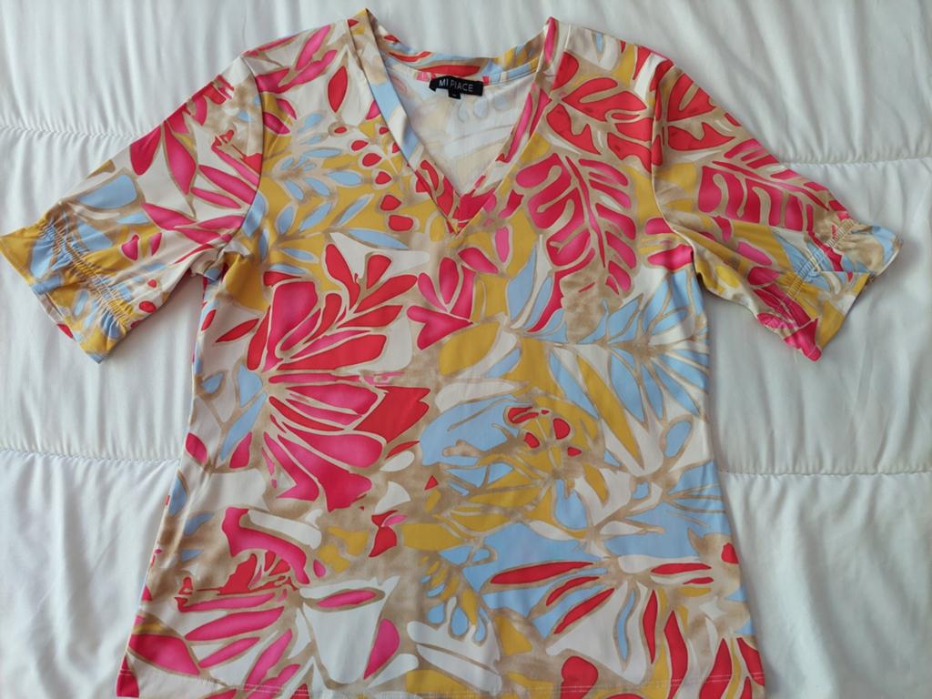 Mi Piace travelstof blouse maat M, Ophalen of Verzenden, Nieuw, Maat 38/40 (M), Overige kleuren