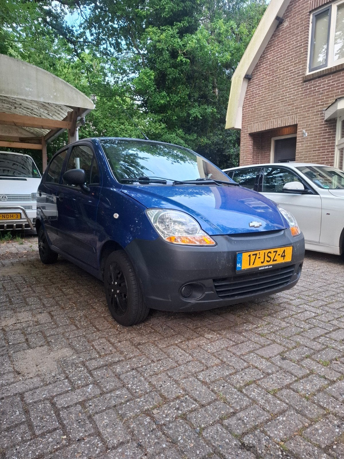 Chevrolet Matiz 0.8 2009 Blauw, Auto's, Chevrolet, Voorwielaandrijving, Blauw, Origineel Nederlands, 19 km/l
